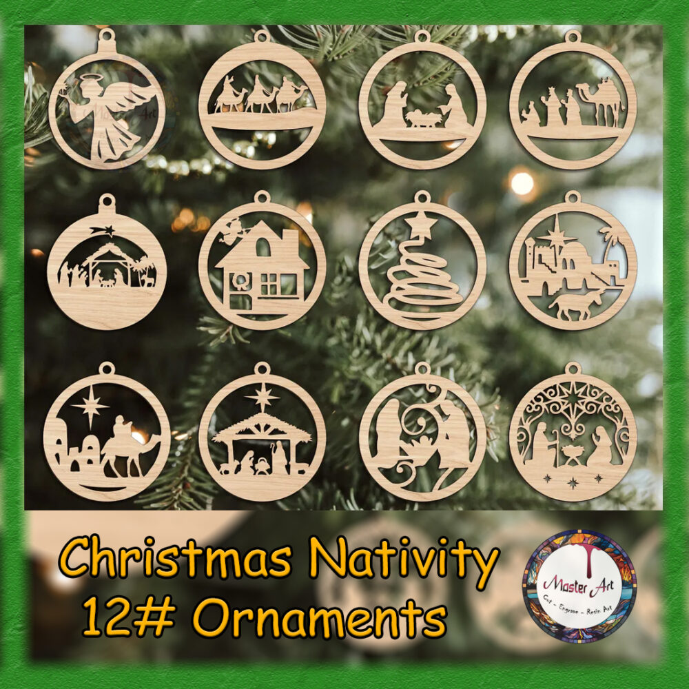 Christmas Ornament 12 designs - Image 2