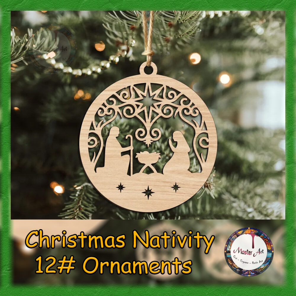 Christmas Ornament 12 designs - Image 4